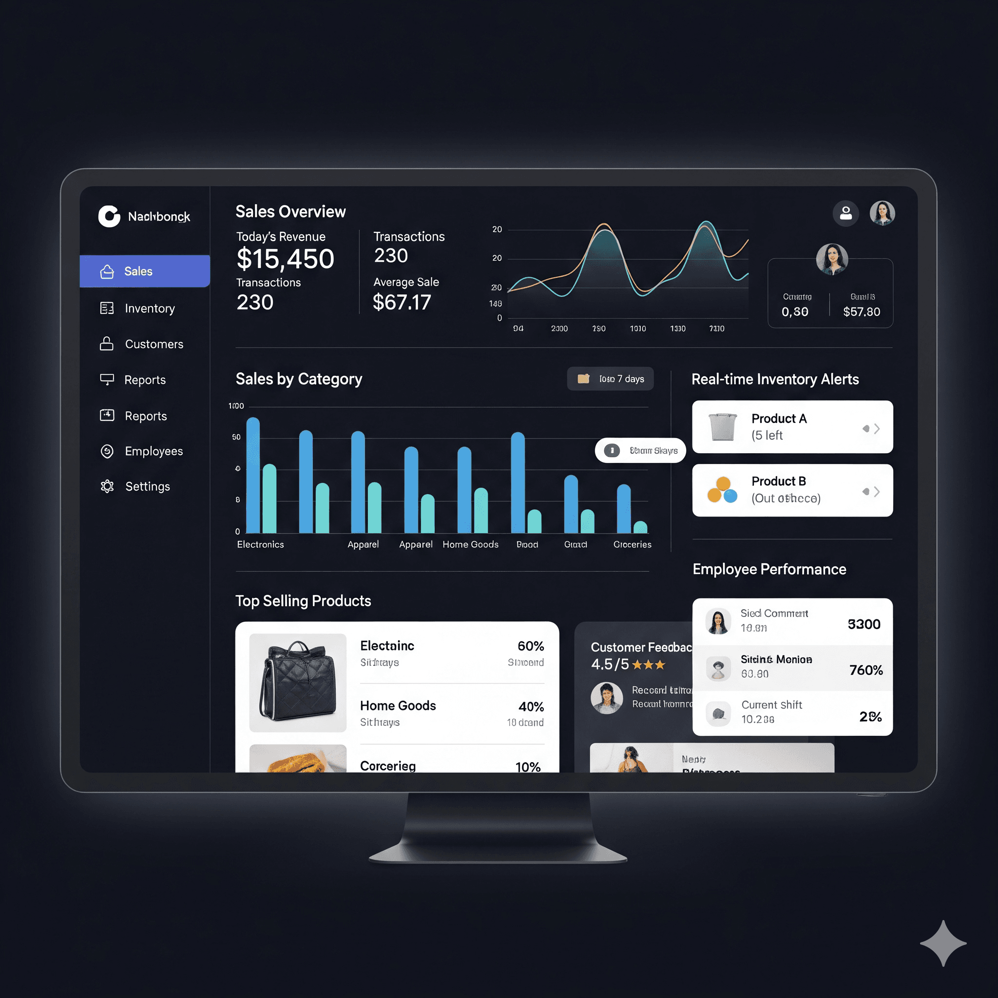 RetailPro – Inventory & Sales Dashboard