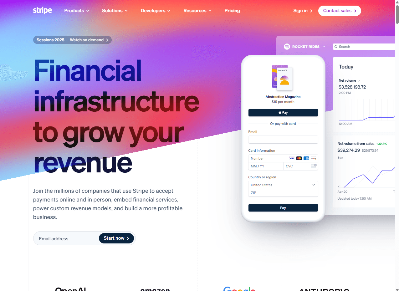 Stripe Integration for E-Commerce