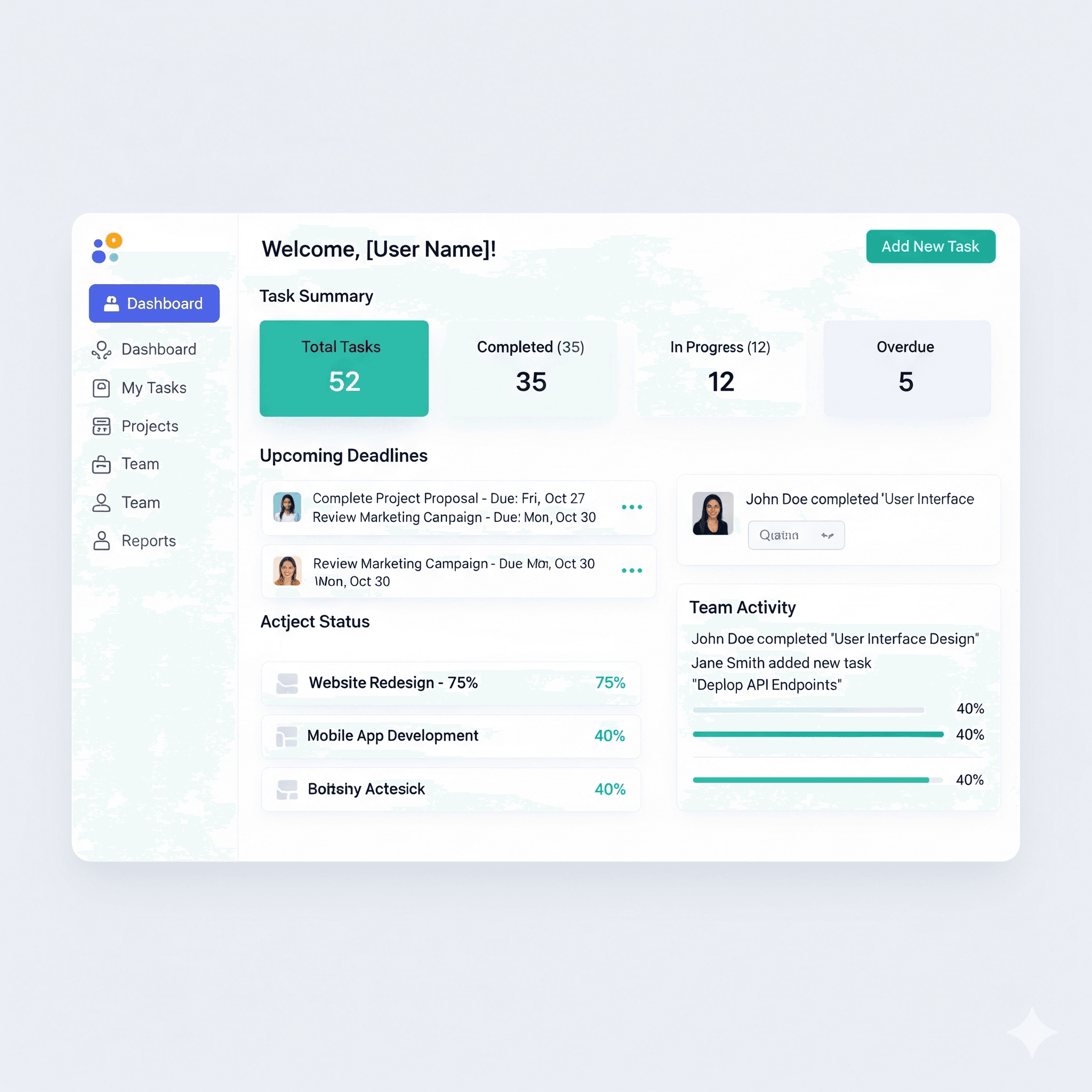TaskFlow – Team Project Manager